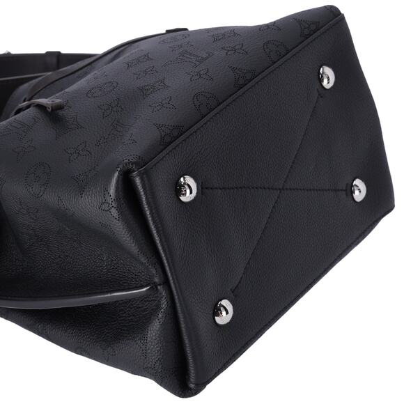 Louis Vuitton Muria Mahina Handbag M55800 Black Mahina Calf Leather - Picture 4 of 7